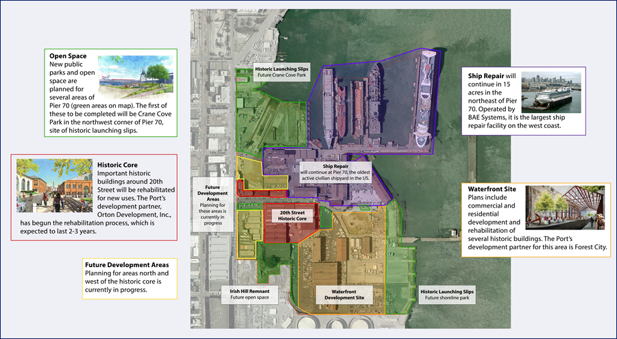 Pier 70 Future Plans Map